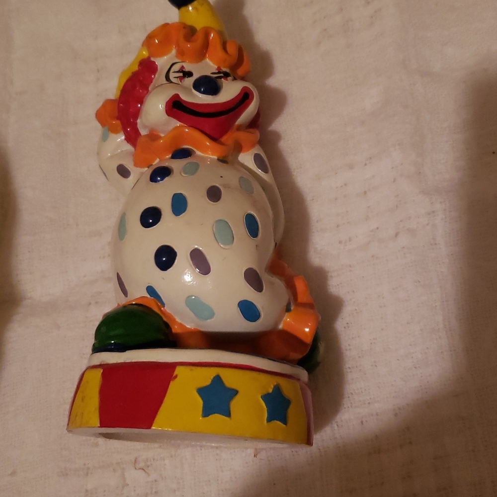 Polka Dot Clown Piggy Bank